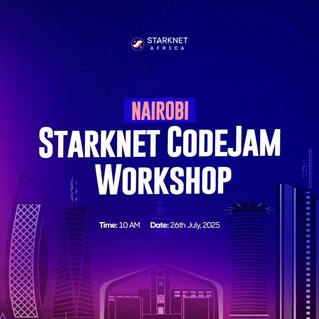 Starknet Africa Brings Cairo-Powered CodeJam to Nairobi and Lagos This July 2 photo 2025 07 22 12 11 51