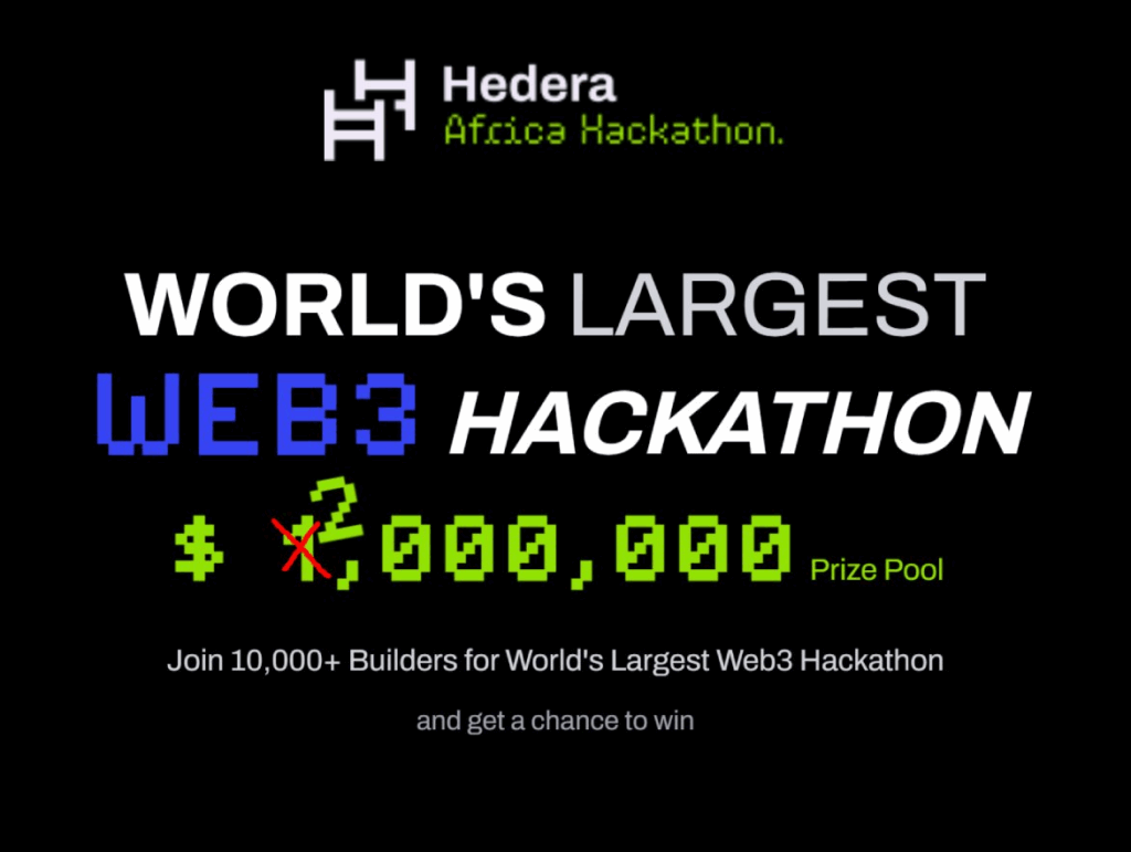 Hedera Africa Hackathon Cements Largest Web3 Hackathon Spot As Prize Pool Doubles To $2M 2 image 43